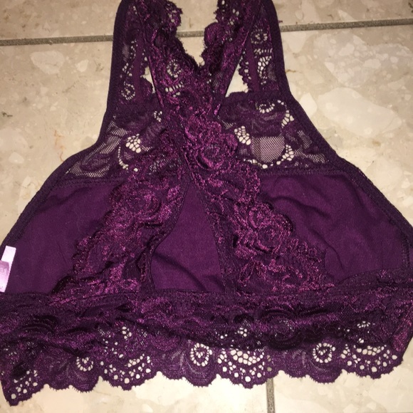 NEVER WORN maroon lace Brallet - Picture 2 of 5